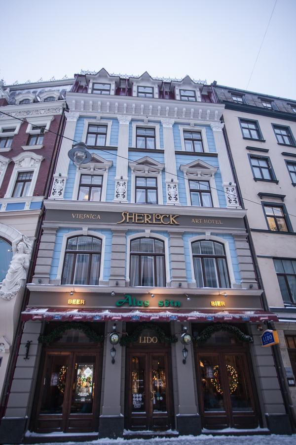 Sherlock Art Hotel Riga Eksteriør billede
